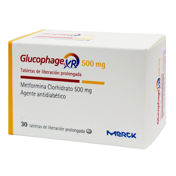 Glucophage Xr 500Mg Metformina X Tableta