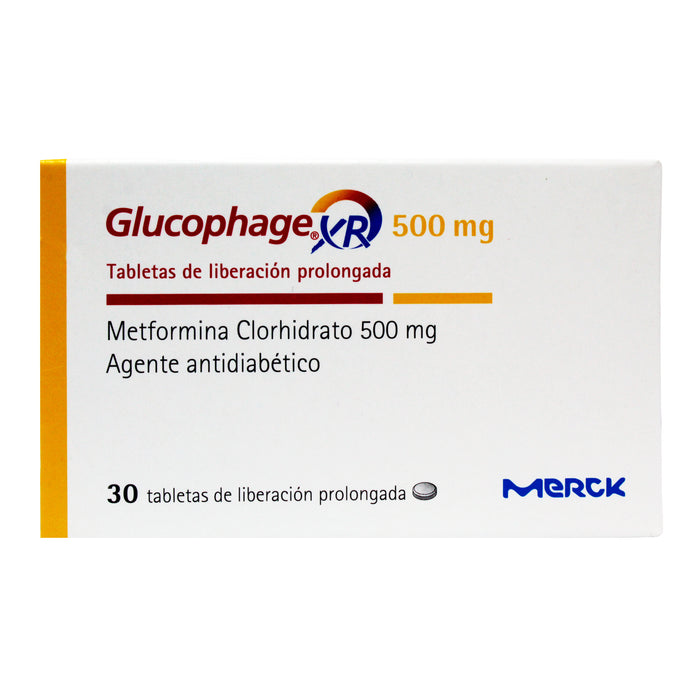 Glucophage Xr 500Mg Metformina X Tableta