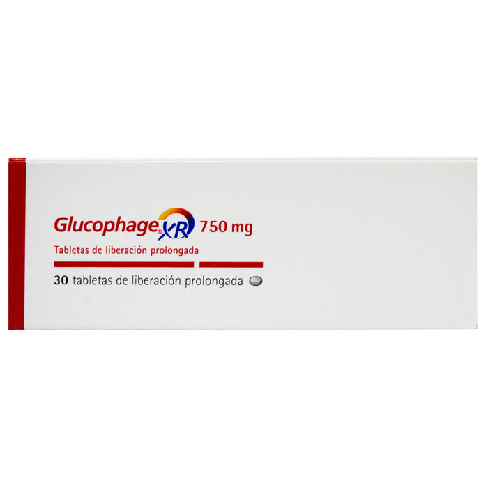 Glucophage Xr 750Mg Metformina X Tableta