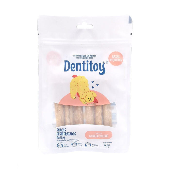 Barritas Para Perro Dentitoy De Ganado Vacuno X 6 Unidades