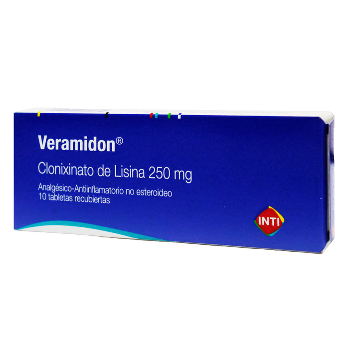 Veramidon 250Mg Clonixinato Lisina X Tableta