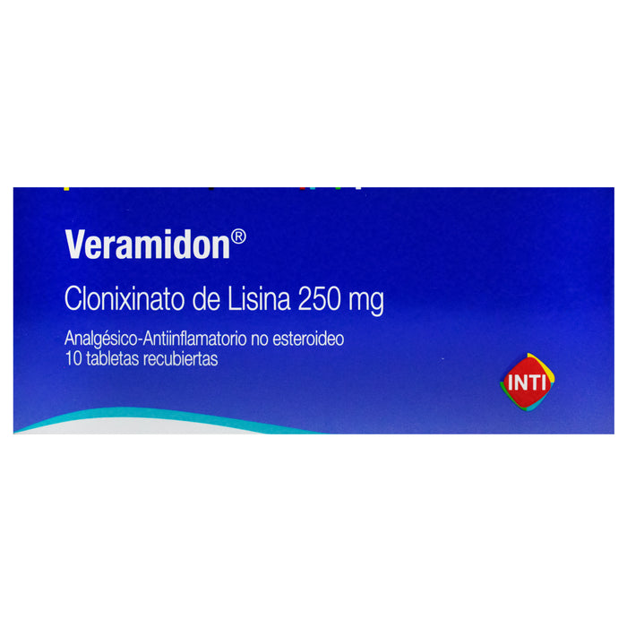 Veramidon 250Mg Clonixinato Lisina X Tableta