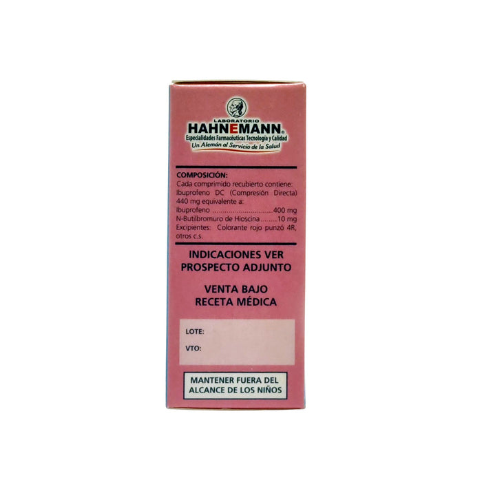 Ibu Femenina Ibuprofeno+Hioscina X Comprimido