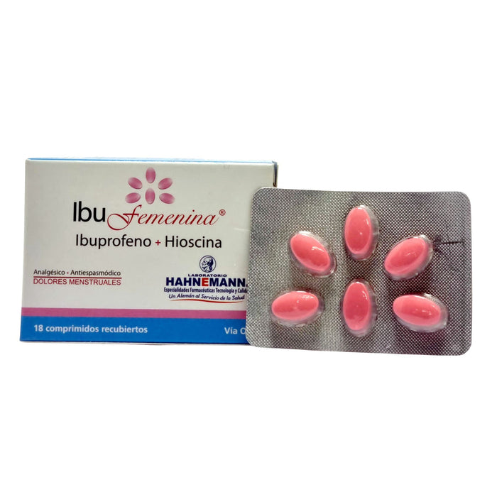 Ibu Femenina Ibuprofeno+Hioscina X Comprimido