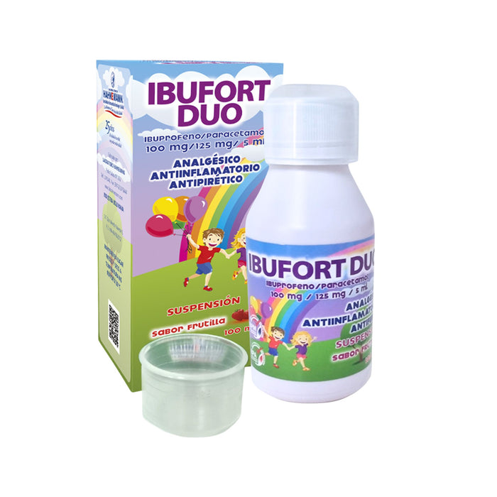 Ibufort Duo Ibuprofeno / Paracetamol Suspensión X 100Ml