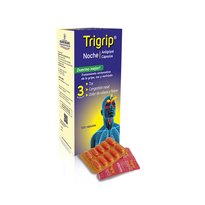 Trigrip Noche Antigripal X Capsula