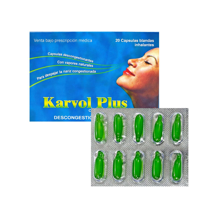 Karvol Plus X Cápsula Inhalante