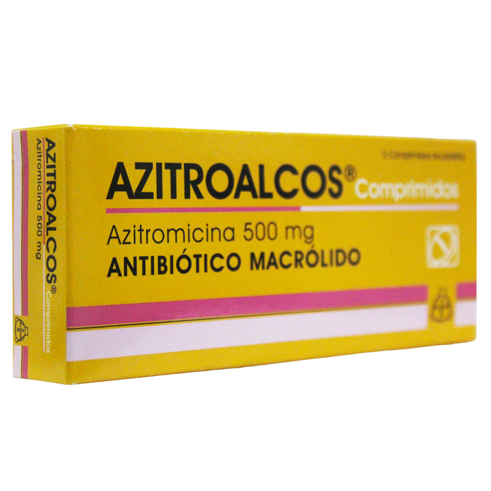 Azitroalcos 500Mg Azitromicina X Tableta