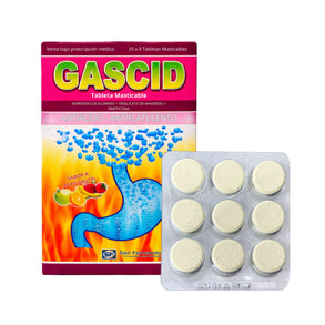 Gascid Antiacido-Antiflatulento Tuti Fruti X Tableta— Farmacorp