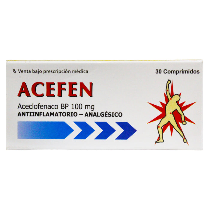 Acefen Aceclofenaco 100Mg X Tableta