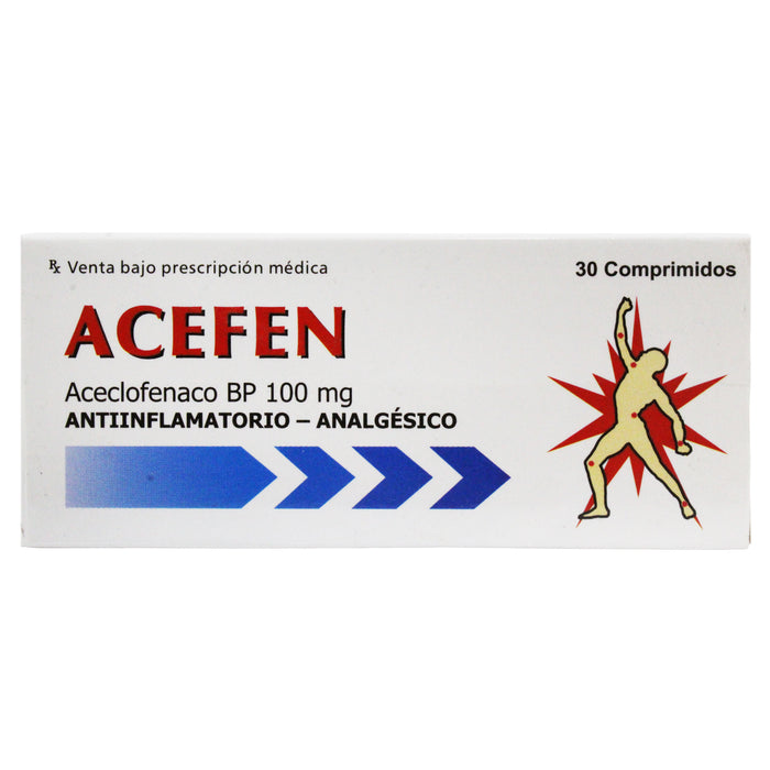 Acefen Aceclofenaco 100Mg X Tableta