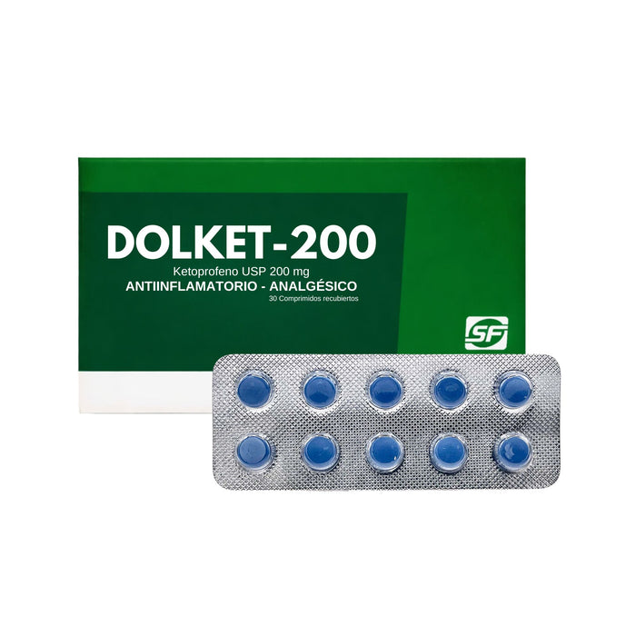 Dolket 200 Ketoprofeno 200Mg X Comprimido