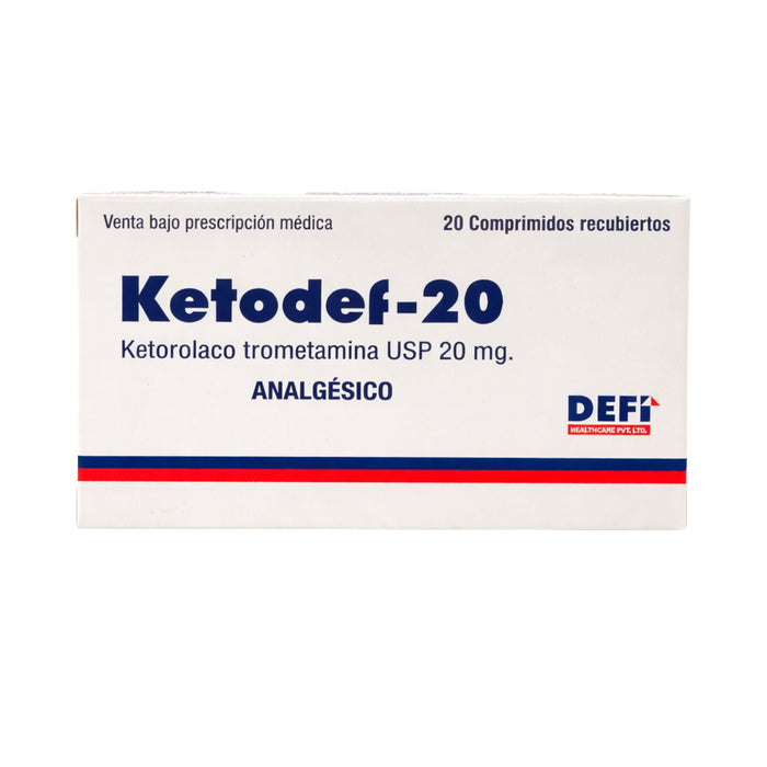 Ketodef Ketorolaco 20Mg X Comprimido
