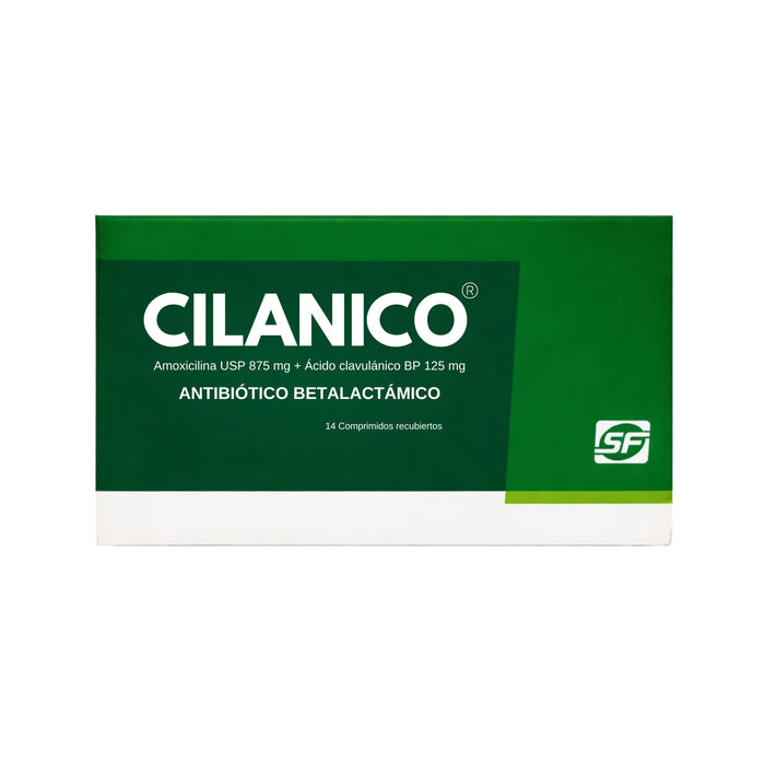 Cilanico Amoxicilina 875Mg Y Acido Clavulanico 125Mg X Tableta