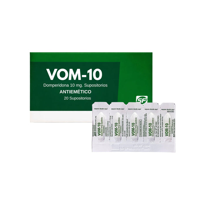 Vom 10 Domperidona 10Mg X Supositorio