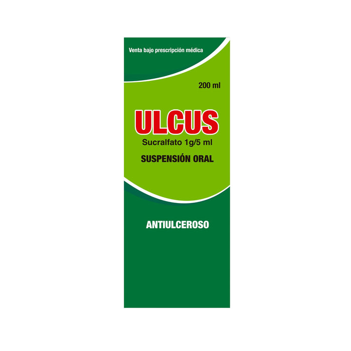 Ulcus Sucralfato 1G 5Ml Suspensión X 200Ml