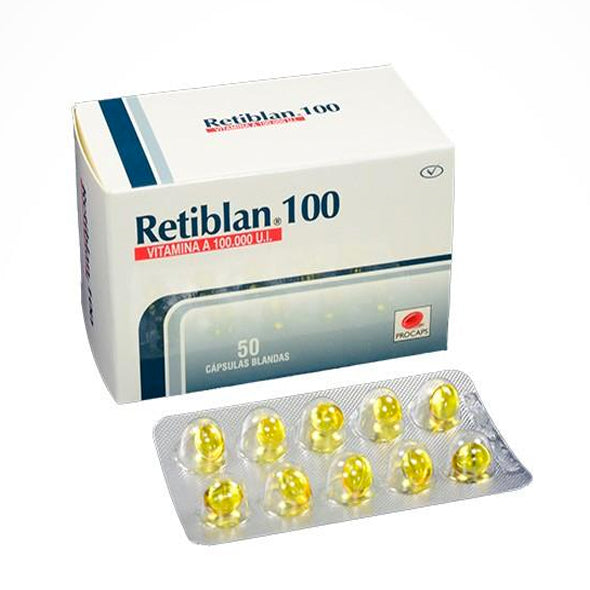 Retiblan Vitamina A 100.000Ui X Capsula Blanda