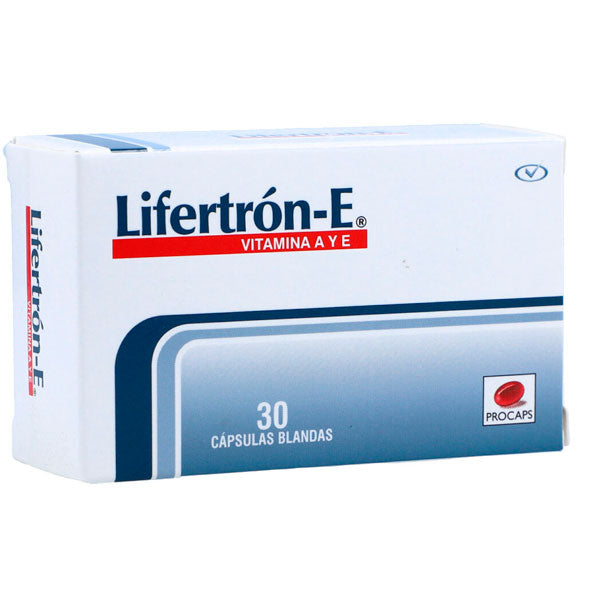 Lifertron E Vitamina A Y E X Capsula Blanda