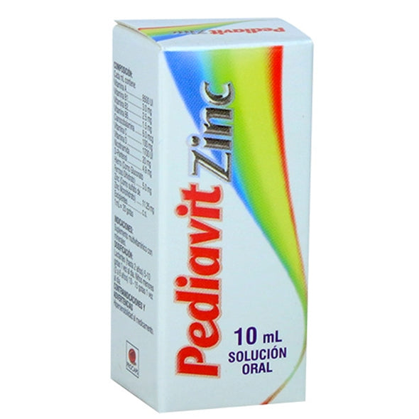 Pediavit Zinc Gotas X 10Ml Vitaminas Y Minerales