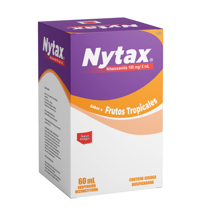 Nytax Susp 100Mg 5Ml X 60Ml Nitazoxamida