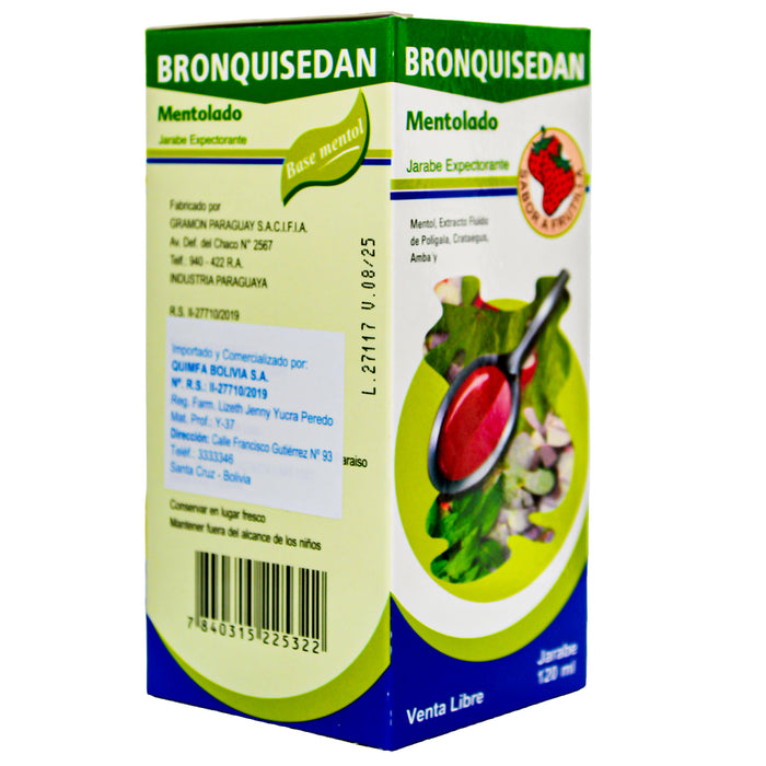 Bronquisedan Jarabe Mentolado X 120Ml