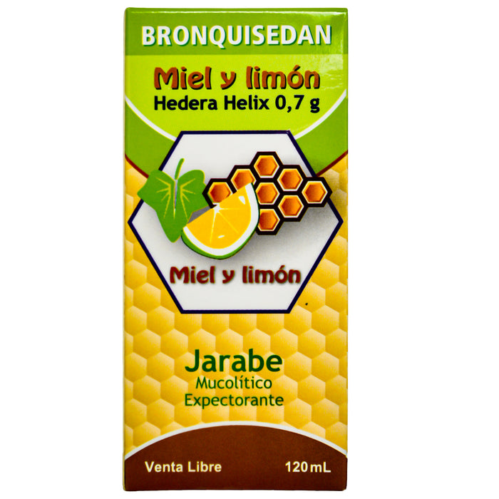 Bronquisedan Jarabe Hedera Helix Miel Limon X 120Ml