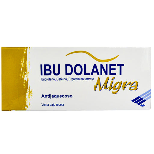 Ibu Dolanet Migra Ibuprofeno 400Mg Y Cafeina 100Mg X Tableta
