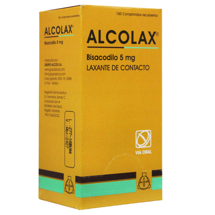 Alcolax 5Mg Bisacodilo X Tableta