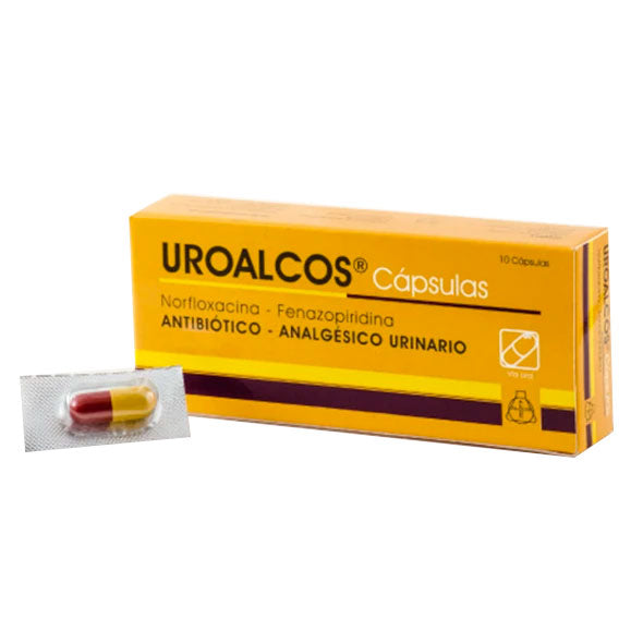 Uroalcos Norfloxacina 400Mg Y Fenazopiridina 100Mg X Capsula