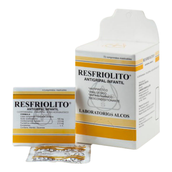 Resfriolito Masticables Antigripal Infantil X Tableta