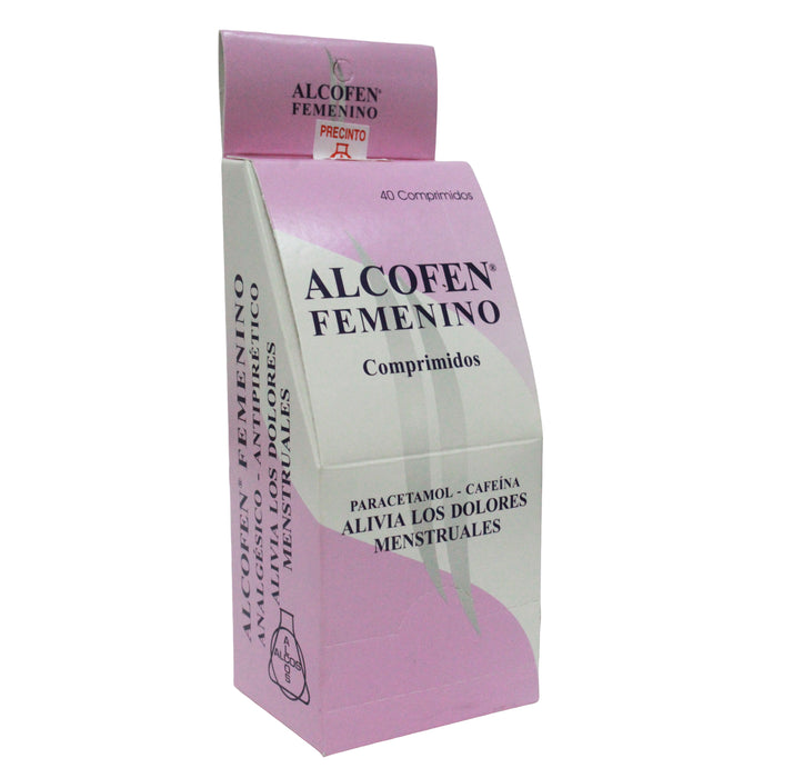 Alcofen Femenino Paracetamol 500Mg Y Cafeina 30Mg X Tableta