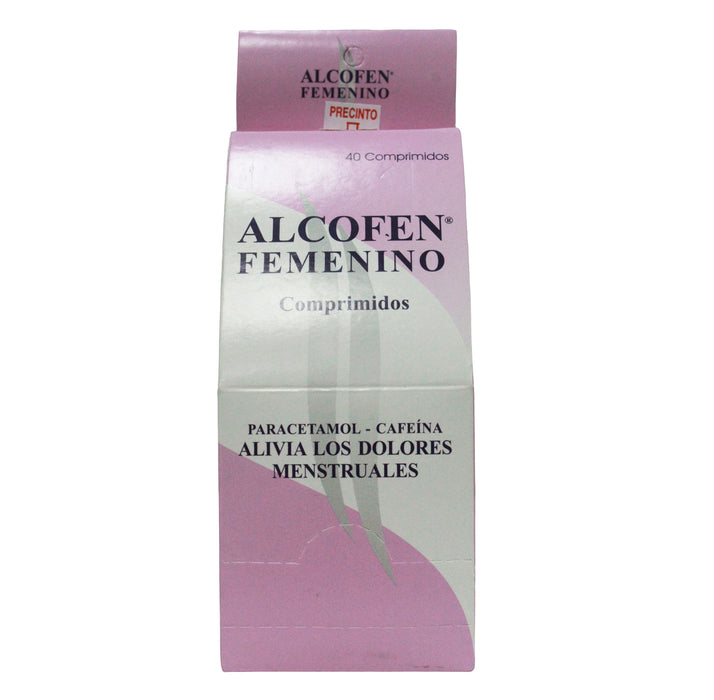 Alcofen Femenino Paracetamol 500Mg Y Cafeina 30Mg X Tableta