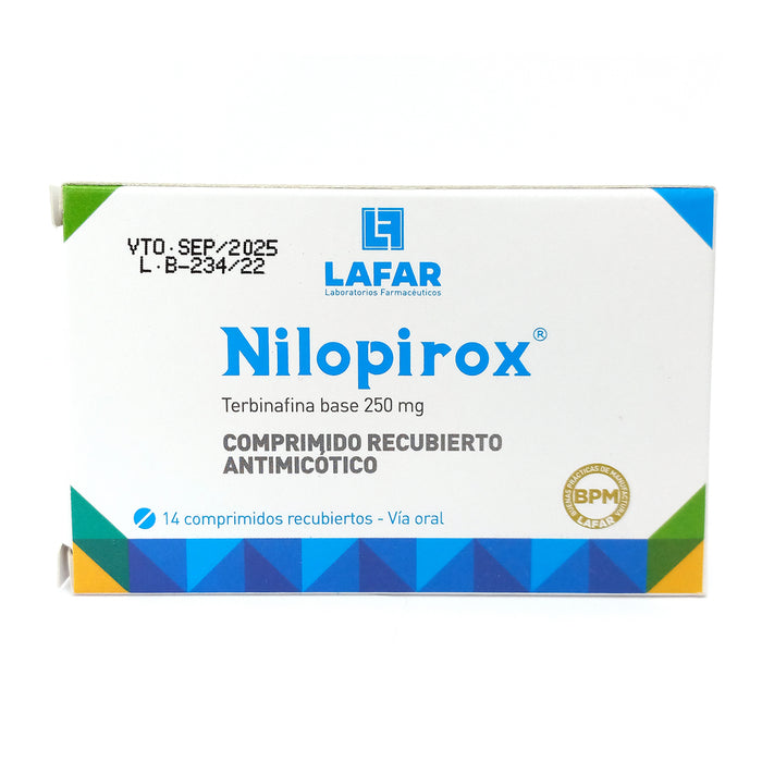 Nilopirox Terbinafina 250Mg X Comprimido