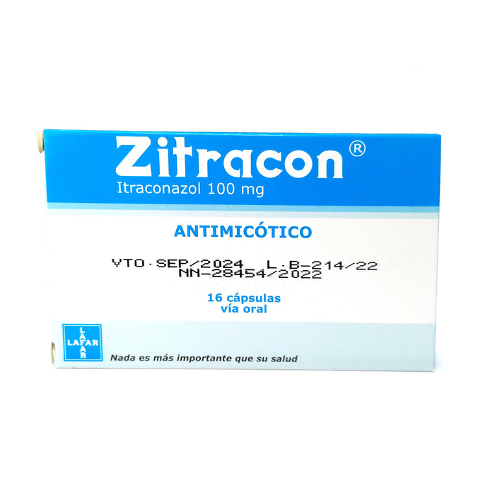 Zitracon Itraconazol 100Mg X Capsula