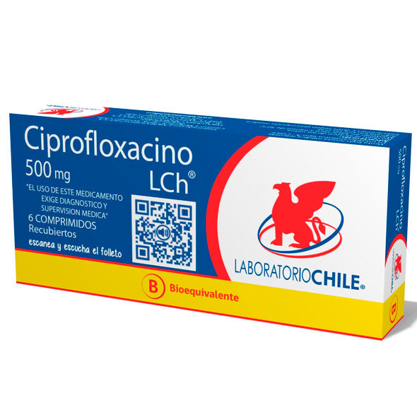 Ciprofloxacina Lch 500Mg X Tableta