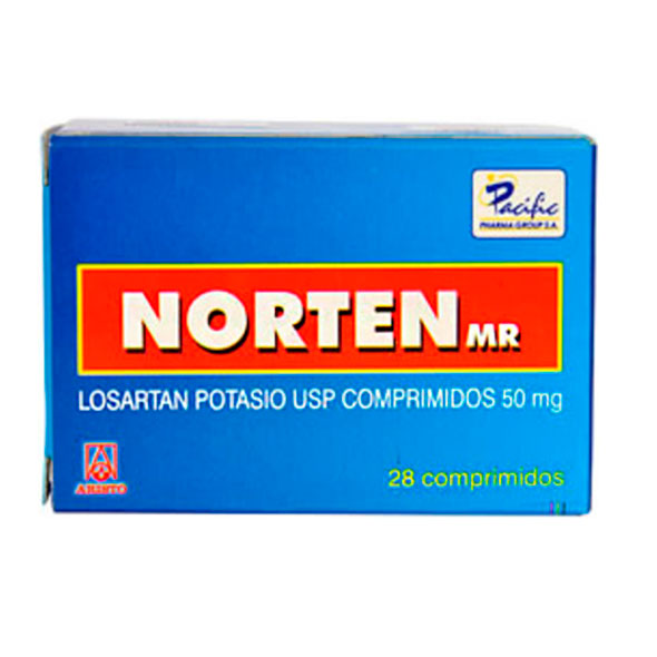 Norten 50Mg Losartan X Tableta