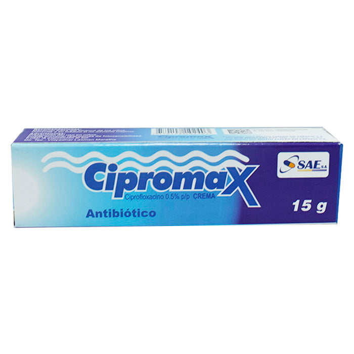 Cipromax Ciprofloxacina 0.5 Crema X 15G