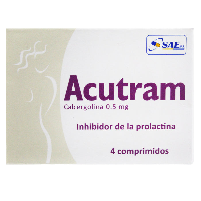 Acutram Cabergolina 0.5Mg X Tableta