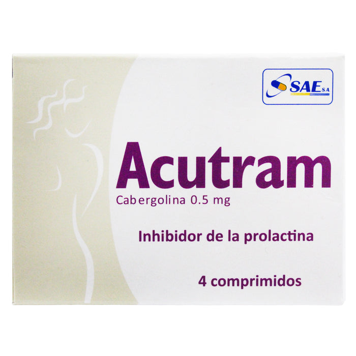 Acutram Cabergolina 0.5Mg X Tableta