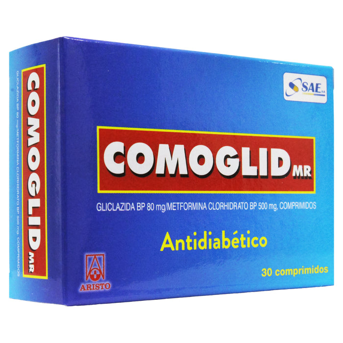 Comoglid Glicazida 80Mg Y Metformina Clorhidrato 500Mg X Tableta