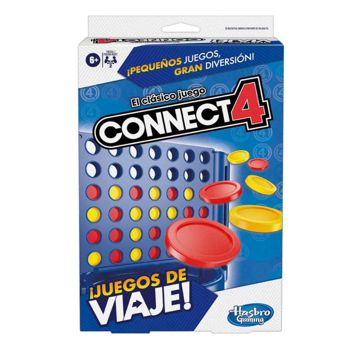 Juegos De Viaje Hasbro - Connect 4 Clasico 6+