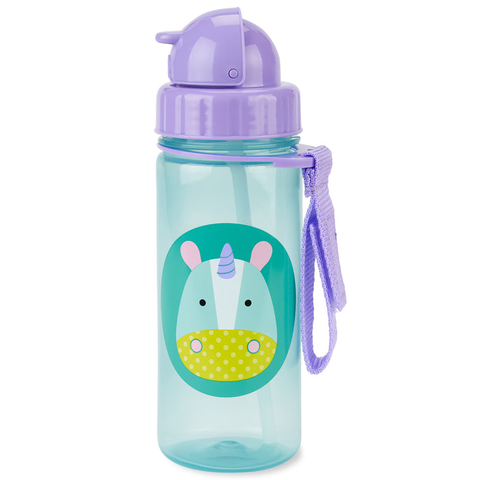 Skip Hop Botella Con Bombilla Unicornio X 390Ml