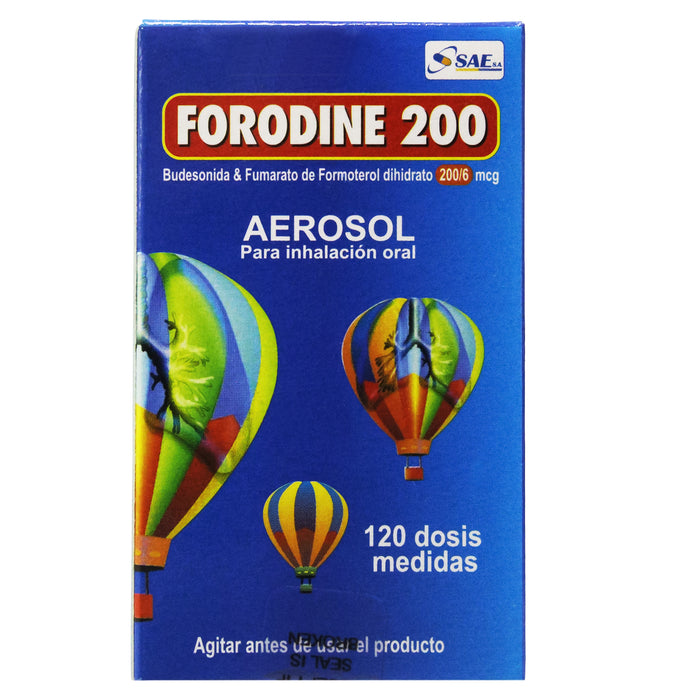Forodine 200Mcg Aerox120 Dosis Budesonida Formoter