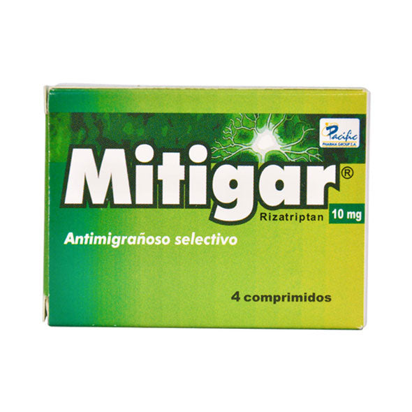Mitigar Rizatriptan 10Mg X Tableta
