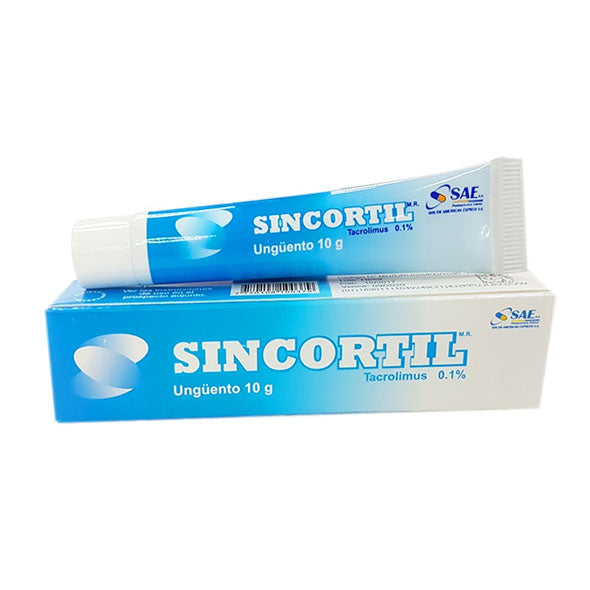 Sincortil Tacrolimus 0.10 Unguento X 10Gr