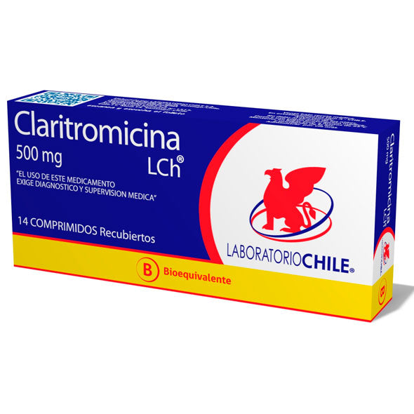 Claritromicina Lch 500Mg X Tableta