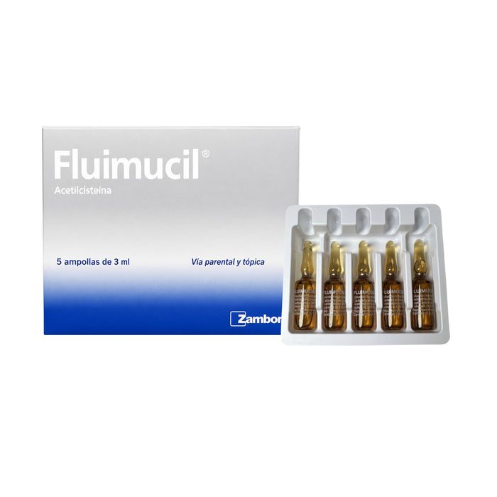 Fluimucil Acetilcisteina 300Mg Im-Iv X Ampolla 3Ml
