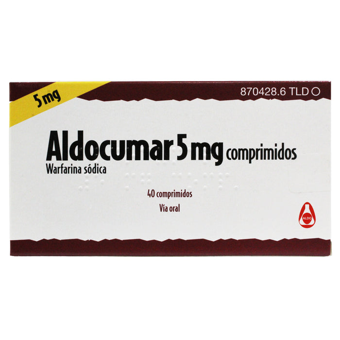 Aldocumar 5Mg Warfarina X Tableta