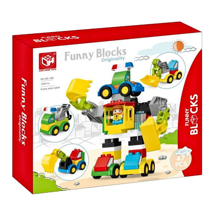 Juguete Funnyblocks Bloques De Construccion 3+ X 20 Piezas