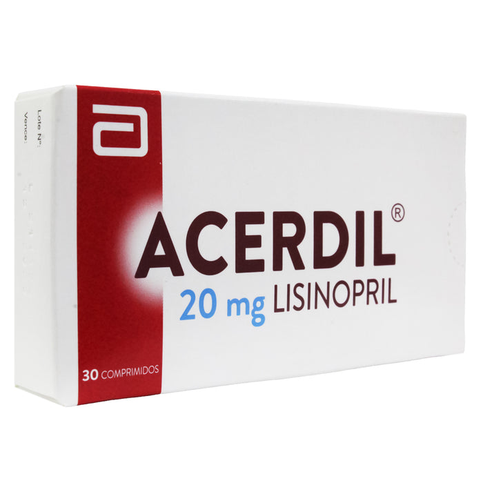 Acerdil 20Mg Lisinopril X Tableta